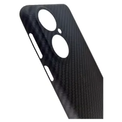 Husa fibra carbon SILKASE pentru Huawei P50, aramid kevlar, negru Husa fibra carbon SILKASE pentru Huawei P50, aramid kevlar, negru