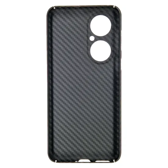 Husa fibra carbon SILKASE pentru Huawei P50, aramid kevlar, negru (P50, H0952) by www.silkase.ro