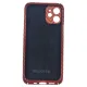 Husa fibra carbon SILKASE pentru iPhone 12 Mini, protectie camera, aramid kevlar, portocaliu (iPhone 12 Mini, H0971) by www.silkase.ro