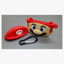 Husa SILKASE Airpods Pro, design SuperMario, cauciuc Husa SILKASE Airpods Pro, design SuperMario, cauciuc