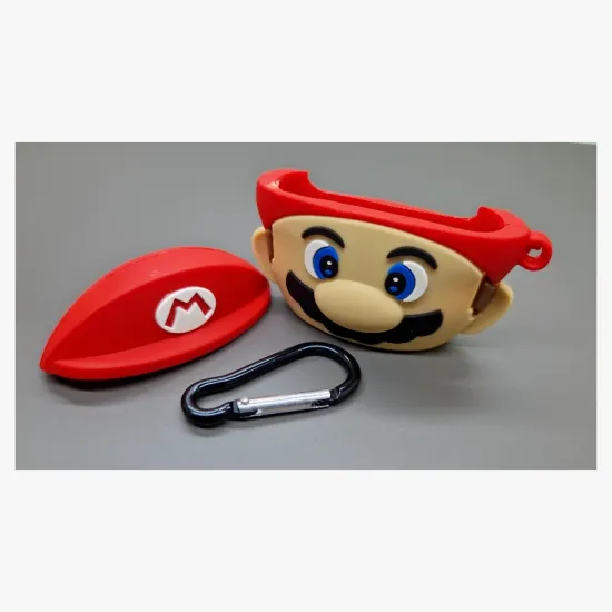Husa Airpods Pro, design SuperMario, cauciuc (SILKASE, Pro) by www.silkase.ro Husa Airpods Pro, design SuperMario, cauciuc (Pro, H1023) by www.silkase.ro