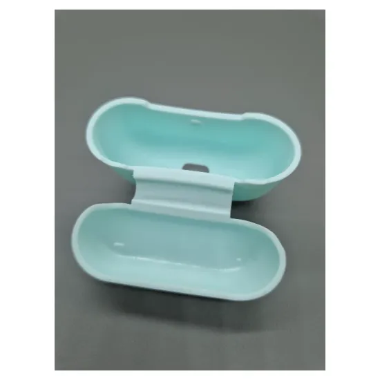 Husa Airpods 3, culoare turcoaz, silicon (3, H1027) by www.silkase.ro