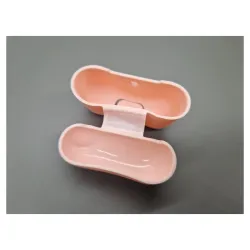 Husa SILKASE Airpods 3, culoare roz, silicon