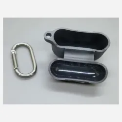 Husa SILKASE Airpods 3, culoare negru, soft silicon