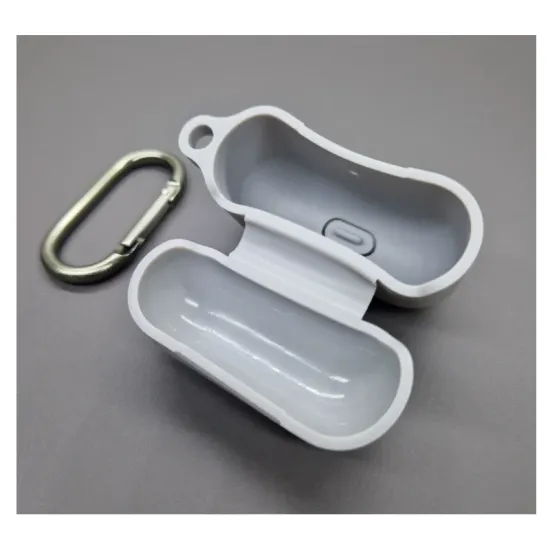 Husa Airpods 3, culoare gri, soft silicon (3, H1051) by www.silkase.ro