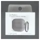 Husa Airpods 3, culoare gri, soft silicon (3, H1051) by www.silkase.ro