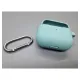Husa Airpods 3, culoare turcoaz, soft silicon (3, H1052) by www.silkase.ro