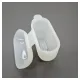 Husa Airpods 3, culoare alb/transparent, soft silicon (3, H1059) by www.silkase.ro
