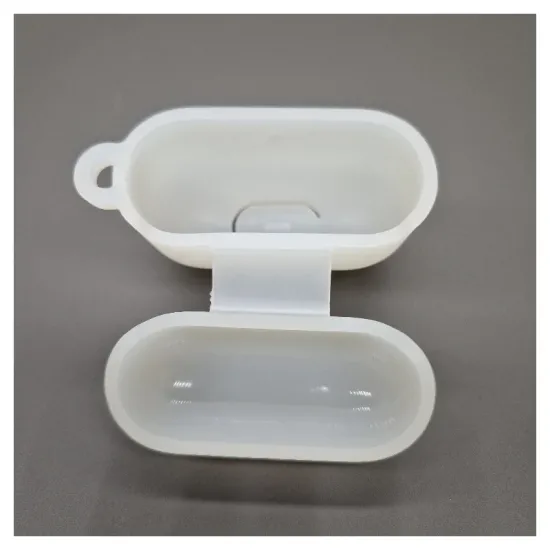 Husa Airpods 3, culoare alb/transparent, soft silicon (3, H1059) by www.silkase.ro