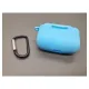 Husa Airpods 3, culoare albastru deschis, soft silicon (3, H1060) by www.silkase.ro