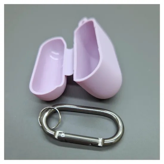 Husa Airpods Pro, culoare violet lavanda, soft silicon (Pro, H1064) by www.silkase.ro