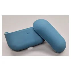 Husa SILKASE Airpods Pro/Pro 2, culoare turcoaz, soft silicon