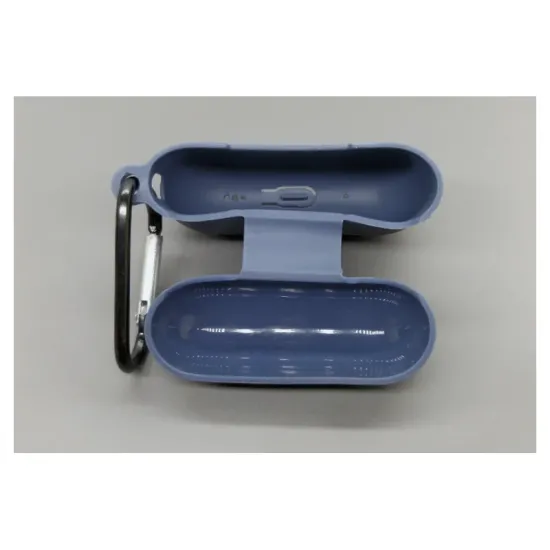 Husa Airpods Pro/Pro 2, culoare albastru navy, soft silicon (Pro, H1067) by www.silkase.ro