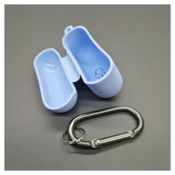 Husa SILKASE Airpods Pro, culoare albastru deschis, soft silicon