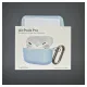 Husa Airpods Pro, culoare albastru deschis, soft silicon (Pro, H1068) by www.silkase.ro