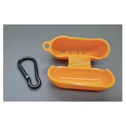 Husa SILKASE Airpods Pro/Pro 2, culoare portocaliu, soft silicon