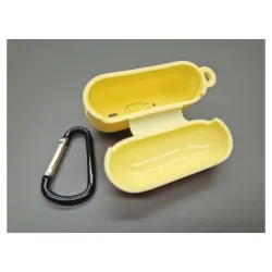 Husa SILKASE Airpods Pro/Pro 2, culoare galben, soft silicon