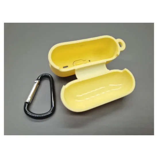 Husa Airpods Pro, culoare galben, soft silicon (Pro, H1070) by www.silkase.ro