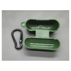 Husa SILKASE Airpods Pro/Pro 2, culoare verde, soft silicon
