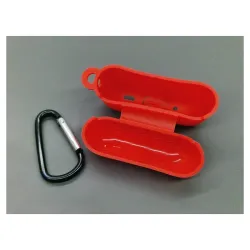 Husa SILKASE Airpods Pro/Pro 2, culoare rosu, soft silicon