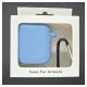 Husa Airpods, culoare albastru deschis, soft silicon (2, H1078) by www.silkase.ro