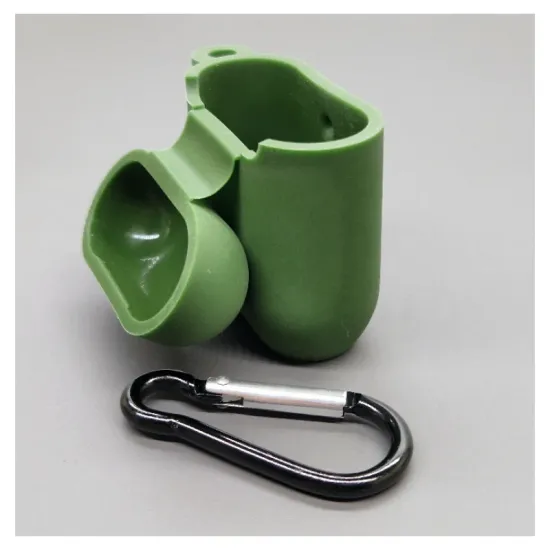 Husa Airpods, culoare verde army, soft silicon (2, H1079) by www.silkase.ro