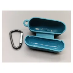 Husa Airpods, culoare turcoaz, soft silicon