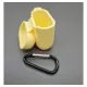 Husa Airpods, culoare galben, soft silicon (2, H1085) by www.silkase.ro