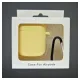 Husa Airpods, culoare galben, soft silicon (2, H1085) by www.silkase.ro