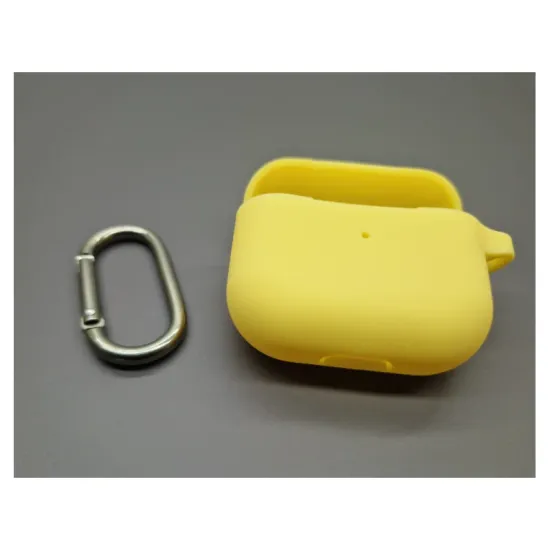 Husa Airpods 3, culoare galben, soft silicon (3, H1088) by www.silkase.ro