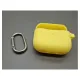 Husa Airpods 3, culoare galben, soft silicon (3, H1088) by www.silkase.ro