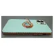 Husa SILKASE pentru iPhone 12, protectie camera, silicon menta/auriu (iPhone 12 Pro, H1106) by www.silkase.ro