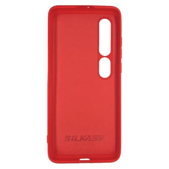 Husa SILKASE pentru Xiaomi Mi 10 Pro, soft silicon, culoare rosu (Mi 10 Pro 5G, H1117) by www.silkase.ro