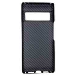 Husa fibra carbon SILKASE pentru Google Pixel 6 Pro, aramid kevlar, negru