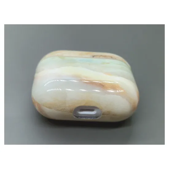 Husa SILKASE pentru Apple Airpods Gen.3, plastic, marmura gri (3, H1149) by www.silkase.ro