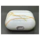 Husa SILKASE pentru Apple Airpods Gen.3, plastic, marmura alba (, H1150) by www.silkase.ro