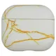 Husa SILKASE pentru Apple Airpods Gen.3, plastic, marmura alba (, H1150) by www.silkase.ro