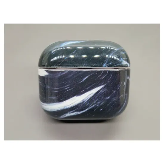 Husa SILKASE pentru Apple Airpods Gen.3, plastic, marmura negru (, H1151) by www.silkase.ro