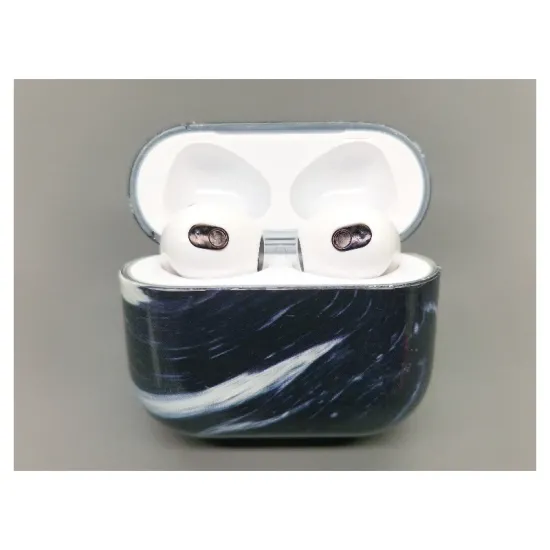 Husa SILKASE pentru Apple Airpods Gen.3, plastic, marmura negru (, H1151) by www.silkase.ro