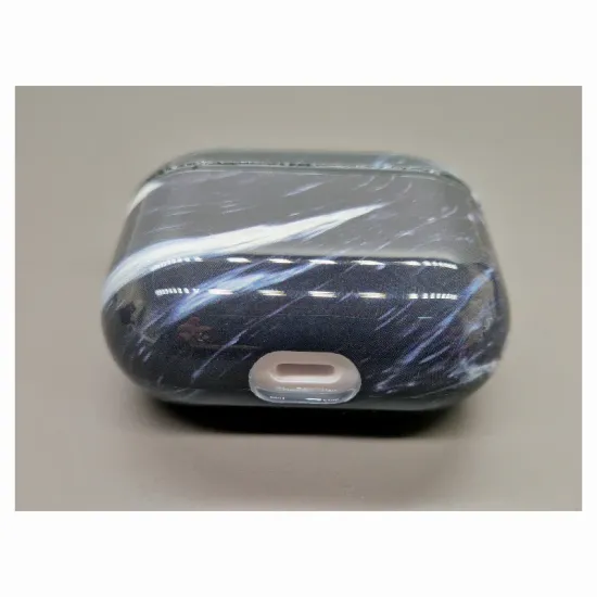 Husa SILKASE pentru Apple Airpods Gen.3, plastic, marmura negru (, H1151) by www.silkase.ro