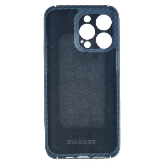 Husa fibra de carbon SILKASE pentru Apple iPhone 13 Pro, protectie camera, albastru pacific (SILKASE, iPhone 13 Pro) by www.silkase.ro Husa fibra de carbon SILKASE pentru Apple iPhone 13 Pro, protectie camera, albastru pacific (iPhone 13 Pro, H1202) by www.silkase.ro