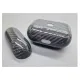Husa fibra de carbon SILKASE pentru Apple Airpods Gem.3, aramid kevlar, negru lucios (3, H1206) by www.silkase.ro