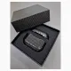 Husa fibra de carbon SILKASE pentru Apple Airpods Gem.3, aramid kevlar, negru lucios (3, H1206) by www.silkase.ro