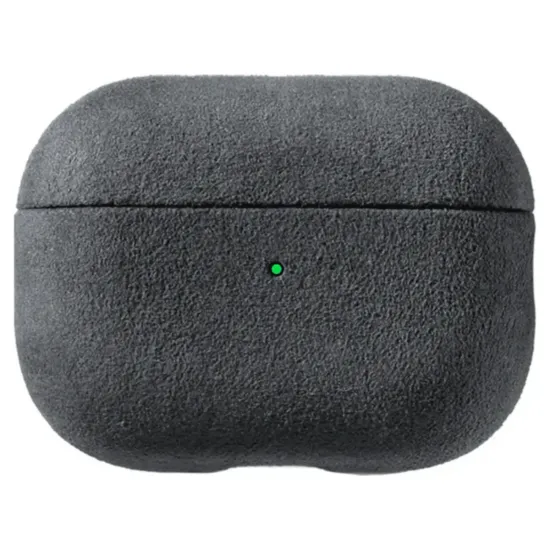 Husa alcantara SILKASE pentru Apple Airpods Pro/ 2 Pro, material soft, culoare negru (SILKASE, ) by www.silkase.ro Husa alcantara SILKASE pentru Apple Airpods Pro/ 2 Pro, material soft, culoare negru (, H1213) by www.silkase.ro