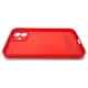Husa SILKASE pentru Apple iPhone 12 Mini, Camera Protection, liquid silicon, culoare rosu (, H1298) by www.silkase.ro