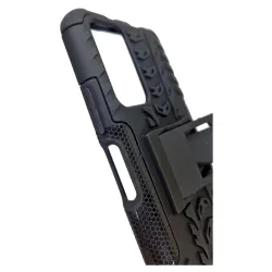 Husa SILKASE pentru Xiaomi Redmi Note 11/s/ Poco M4 Pro, Armor Stand, plastic/cauciuc, negru Husa SILKASE pentru Xiaomi Redmi Note 11/s/ Poco M4 Pro, Armor Stand, plastic/cauciuc, negru