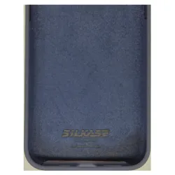 Husa SILKASE pentru Apple iPhone 12/12 Pro, liquid silicon, culoare albastru inchis