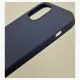 Husa SILKASE pentru Apple iPhone 12/12 Pro, liquid silicon, culoare albastru inchis (, H1352) by www.silkase.ro