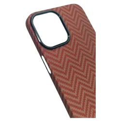 Husa fibra de carbon SILKASE pentru Apple iPhone 12 Pro Max, aramid kevlar, metal camera, culoare rosu Husa fibra de carbon SILKASE pentru Apple iPhone 12 Pro Max, aramid kevlar, metal camera, culoare rosu