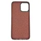 Husa fibra de carbon SILKASE pentru Apple iPhone 12 Pro Max, aramid kevlar, metal camera, culoare rosu (iPhone 12 Pro Max, H1388) by www.silkase.ro